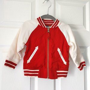 Oshkosh Toddler Lion Roar Bomber Lightweight Jacket Size 12 Months